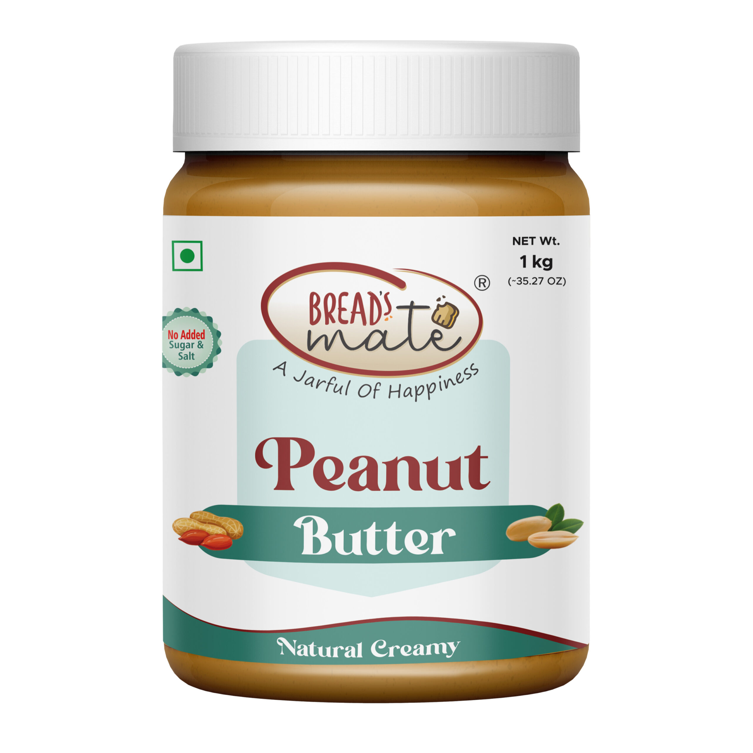 Organic creamy peanut butter spread India – Nutline Foods