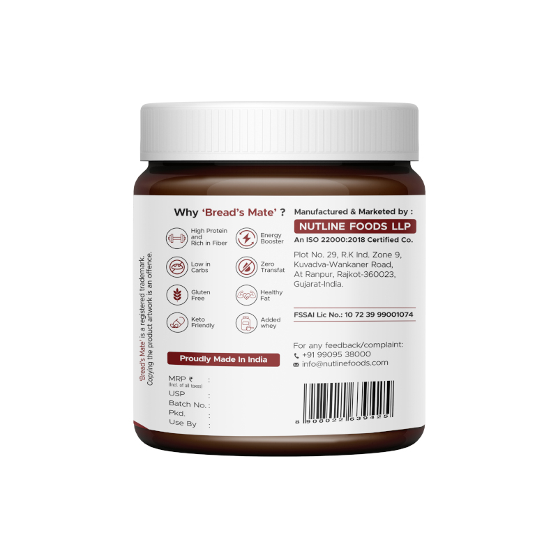 Healthy chocolate peanut butter spread online India – Nutline Foods