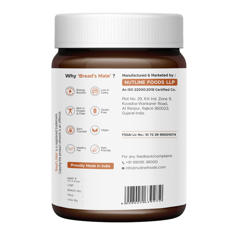 Healthy chocolate peanut butter spread online India – Nutline Foods