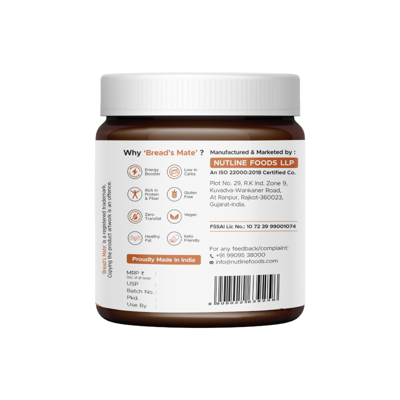 Healthy chocolate peanut butter spread online India – Nutline Foods