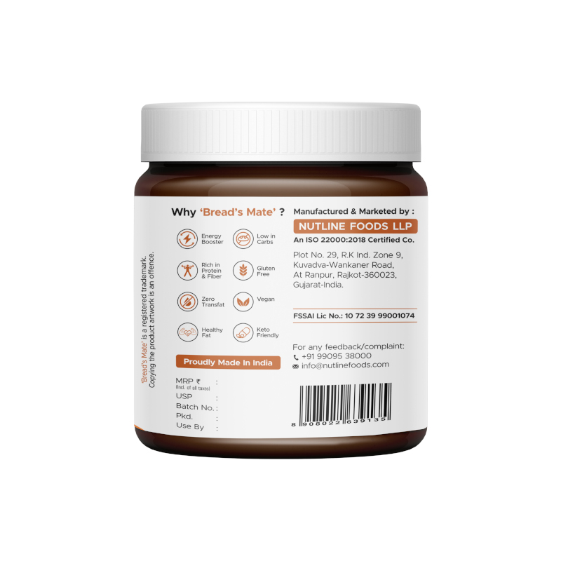 Healthy chocolate peanut butter spread online India – Nutline Foods