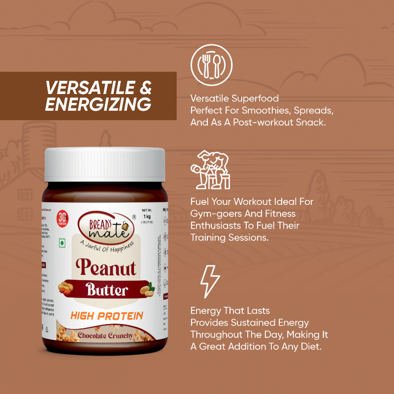 High protein peanut butter for fitness enthusiasts in India