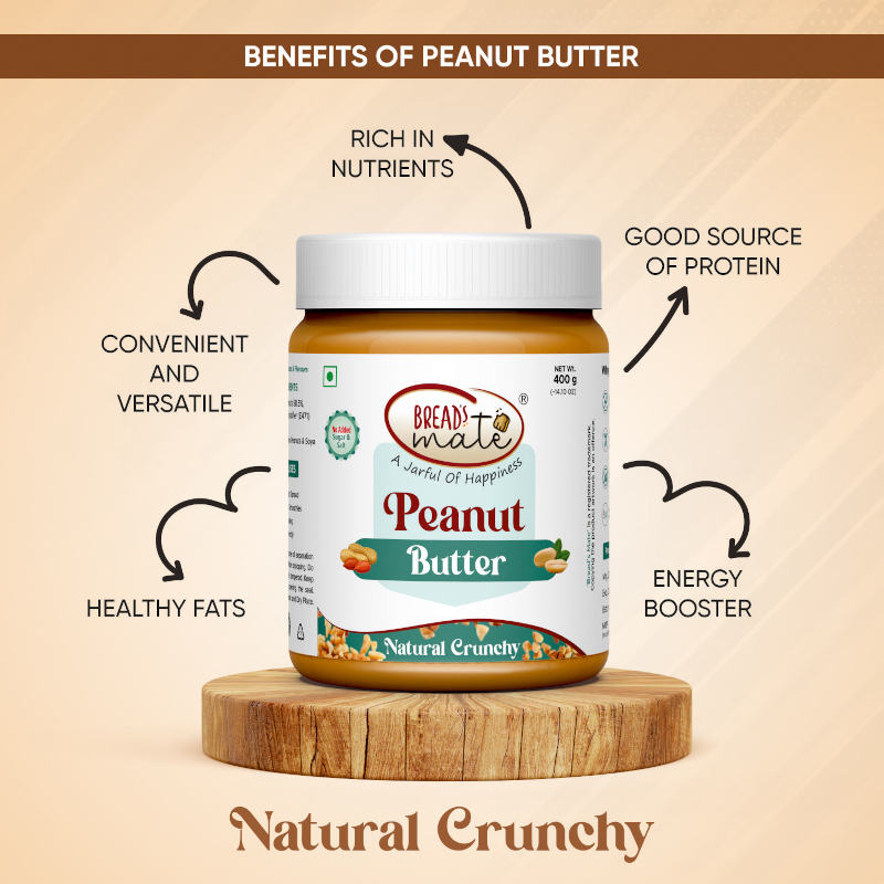 Organic creamy peanut butter spread India – Nutline Foods